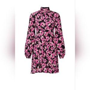 Kate Spade Wallflower Silk-Metallic Dress